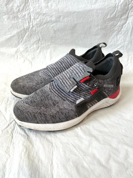 FootJoy golf shoes HyperFlex BOA Mens 11 gray black knit mesh spiked sneaker main image 6